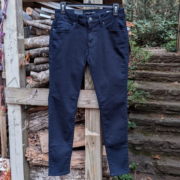Mavi Alexa Mid- Rise Skinny Jeans In Dark Shanti Size 29/28 - Picture 2 of 12